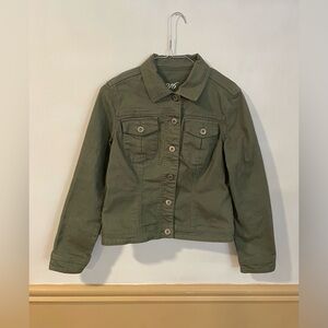 Parasuco Olive Green Denim Jacket